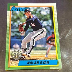 Topps Astros Card with Blue and White Uniform